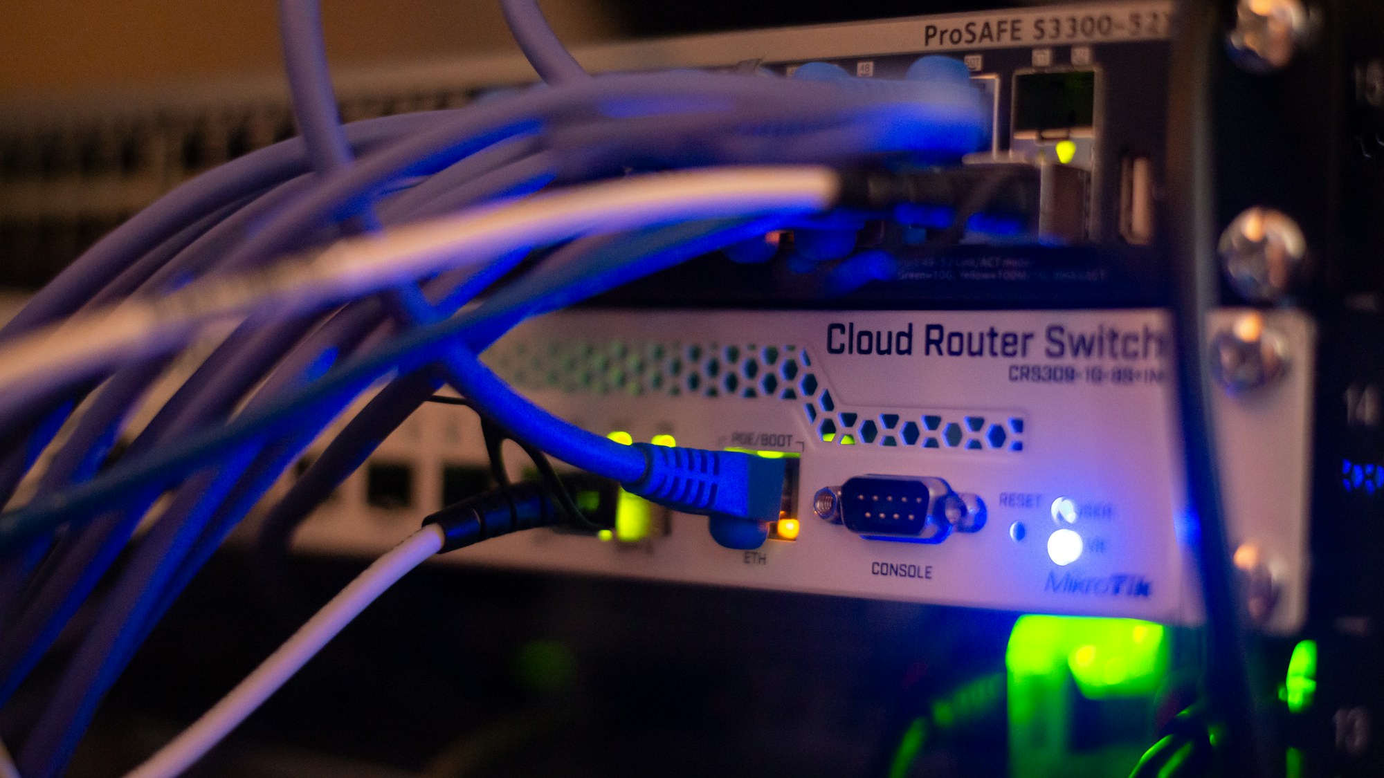 Enterprise switch and network cabling